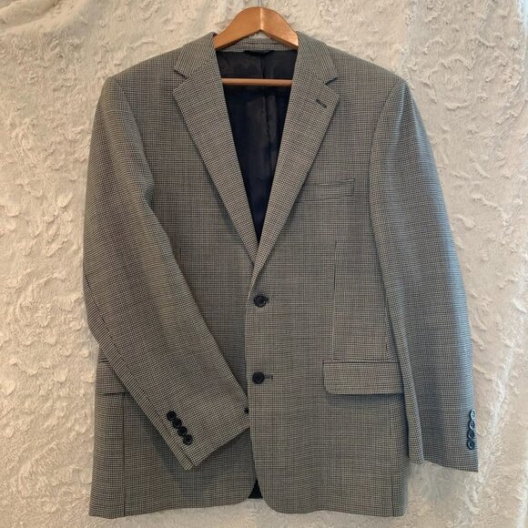 Andrew Fezza Other - Andrew Fezza 2-Button Wool Plaid Blazer Size 42R Vented